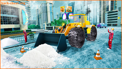 Snow Excavator Drive Simulator screenshot