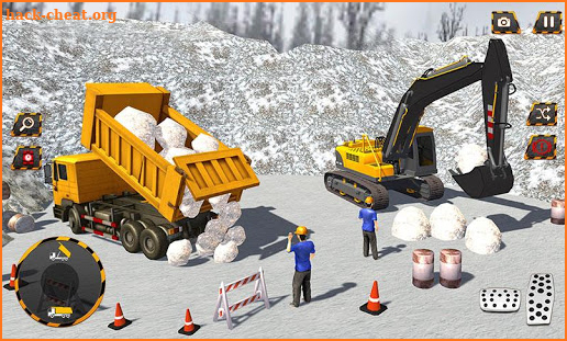 Snow Excavator Machine - Construction Crane 2019 screenshot