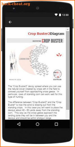 Snow Goose Hunting Diagrams screenshot