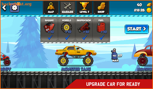 Snow Hill Climb Racing screenshot