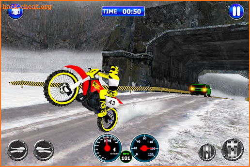 Snow Mountain Bike Racing- Heavy Motocross Driving screenshot