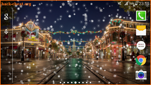 Snow Night Live Wallpaper PRO screenshot