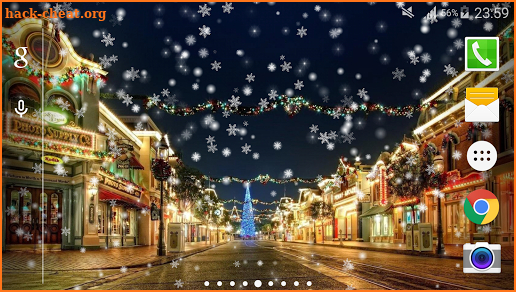 Snow Night Live Wallpaper PRO screenshot