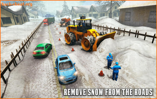 Snow Plow Heavy Excavator Sim screenshot