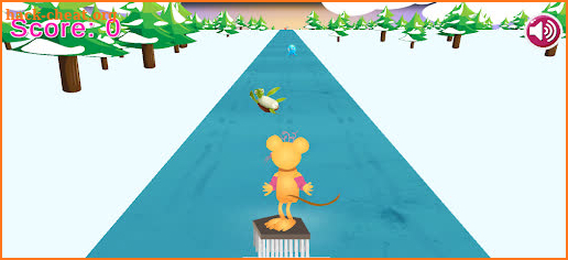 Snow Race : Runner : Kids Game screenshot