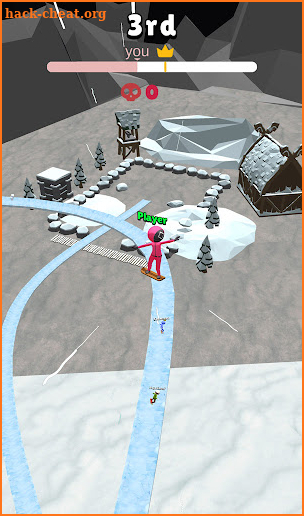 Snow Racing: Winter Aqua Park screenshot