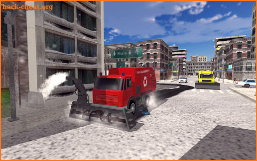 Snow Removal Truck Clean Road screenshot