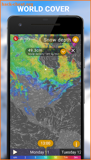 Snow Report - Animated Maps & Weather Forecast screenshot