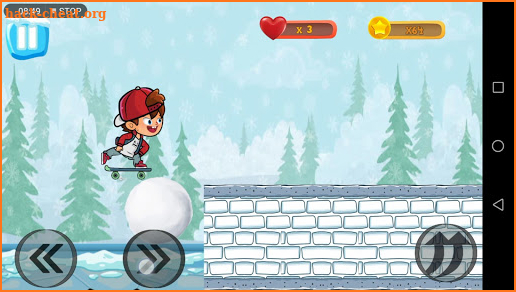 Snow Skater Boy screenshot