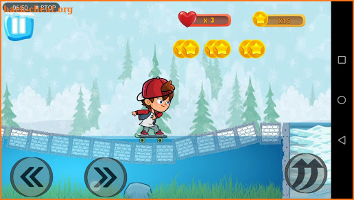 Snow Skater Boy screenshot