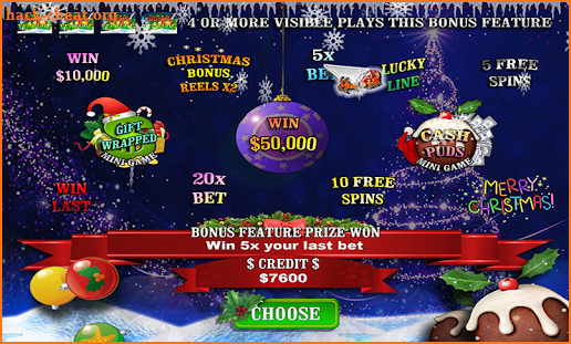 Snow Slots Merry Christmas FREE screenshot