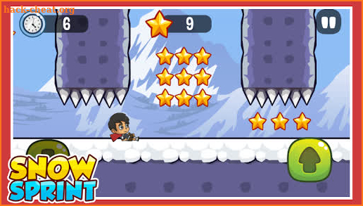 Snow Sprint: Classical Endless Running Game screenshot