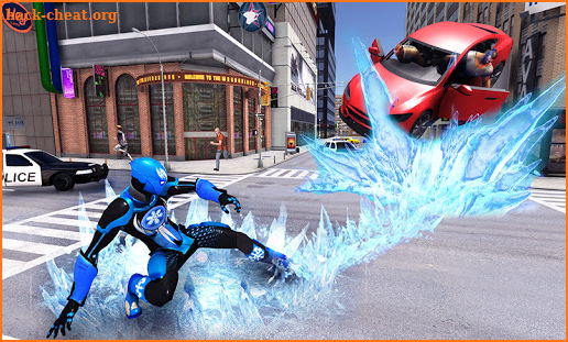 Snow Storm Super Human: Flying Ice Superhero War screenshot