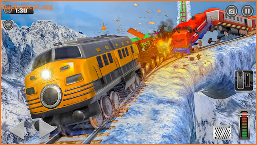 Snow Train Simulator Games 3D screenshot