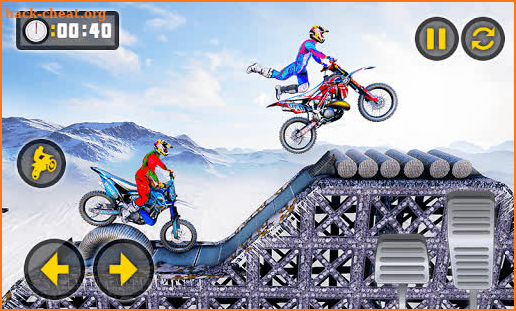 Snow Tricky Bike Impossible Track Stunts 2020 screenshot