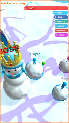 Snowball Man.io screenshot