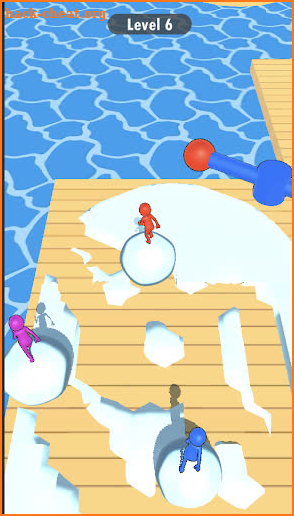 Snowball Race screenshot