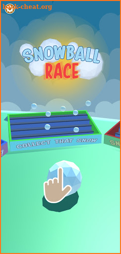 Snowball Race screenshot