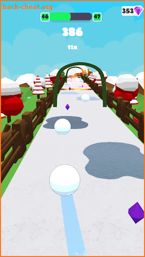 Snowball Rush 3D screenshot