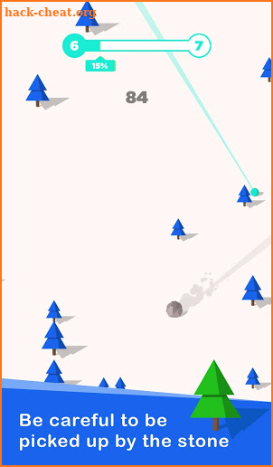 Snowball Slide - Skiing Game screenshot