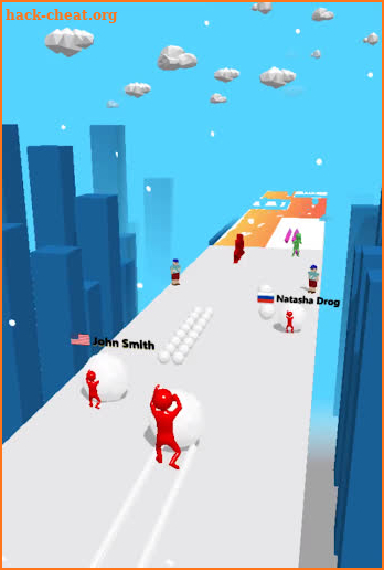 Snowball Surfer! screenshot