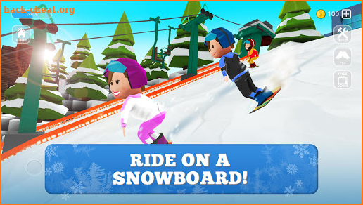 Snowboard Craft: Freeski, Sled Simulator Games 3D screenshot