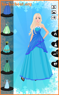 ❄ Icy dressup ❄ Frozen land screenshot