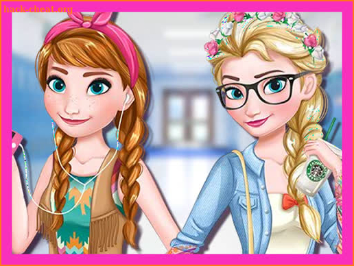 ❄️ Modern Sisters Dress up screenshot