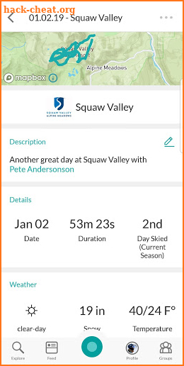 Snowledge: Ski & Snow Tracker screenshot