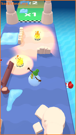 Snowman Rush screenshot