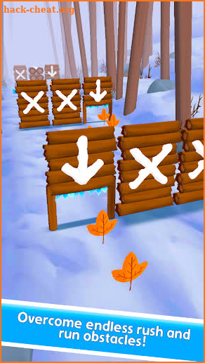 Snowman Rush: Frozen run screenshot