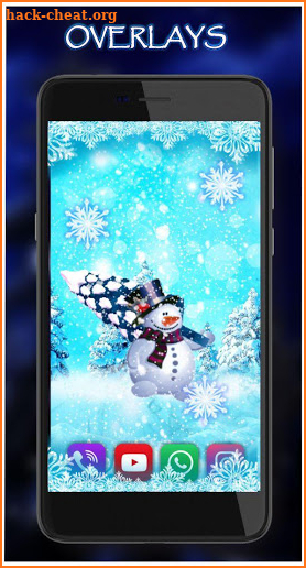 Snowman Xmas live wallpaper screenshot