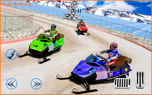 SnowMobile Racing Fever- Christmas Eve Fireworks screenshot