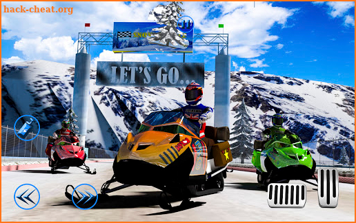 SnowMobile Racing Fever- Christmas Eve Fireworks screenshot