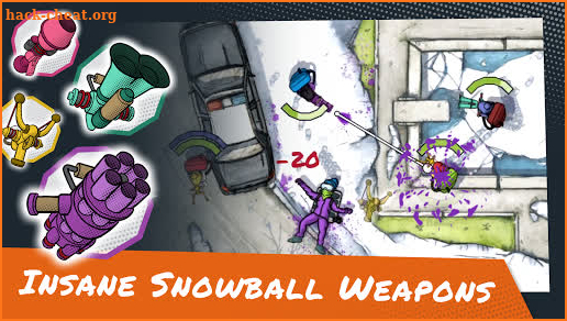 Snowsted Royale - Arcade Multiplayer 2D Shooter screenshot