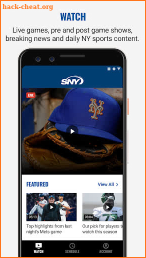 SNY: Stream Live NY Sports screenshot