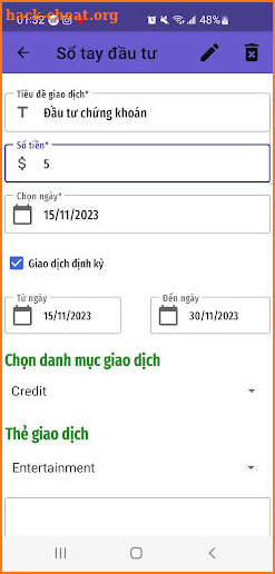 Sổ Tay Đầu Tư screenshot