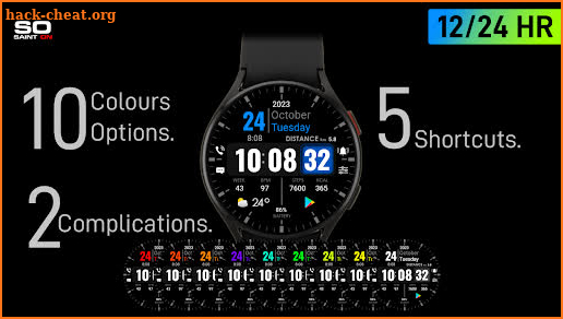 SO49 Digital Sport Watchface screenshot