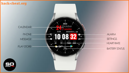 SO49 Digital Sport Watchface screenshot