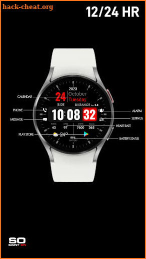 SO49 Digital Sport Watchface screenshot