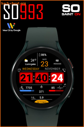 SO993 Watchface screenshot