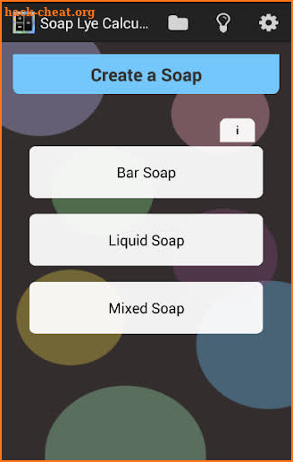 Soap Lye Calculator screenshot