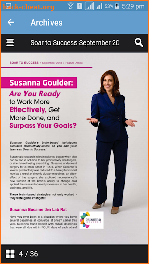 Soar To Success Magazine screenshot