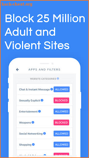 SoaringSafe Parental Control App and App Blocker screenshot