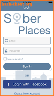 Sober Places Meeting Finder screenshot