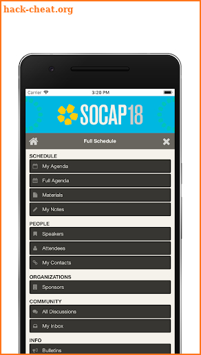 SOCAP18 screenshot