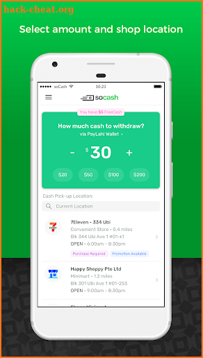 SOCASH screenshot