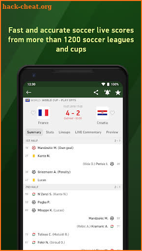 Soccer 24 - soccer live scores screenshot