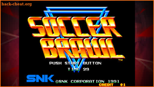 SOCCER BRAWL ACA NEOGEO screenshot