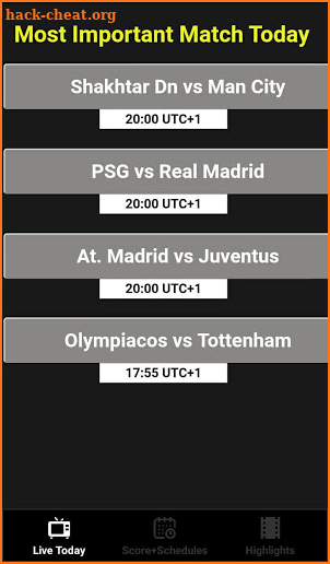 Soccer Live Score screenshot